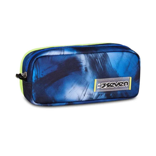 Picture of SEVEN 2 ZIP BLU FUSION PENCIL CASE